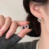 Luxo Leve, Personalidade Única, Brincos Torcidos com Linhas Envolvidas, Design de Nicho Feminino, Brincos Versáteis, Atacado para Transmissão ao Vivo