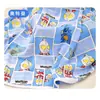 Cobertor de seda de algodão lençol de cama algodão artificial colcha de verão cobertor de bebê colcha fina de dupla camada para bebê colcha de verão de seda de algodão para crianças