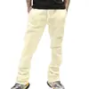 Ropa de Hombre Transfronteriza 2025 Estación Independiente de Amazon Pantalones Casuales de Color Sólido para Hombre Pantalones Deportivos Sueltos Rectos