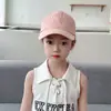 Boné de Baseball Infantil com Opção para Rabo de Cavalo, Chapéu de Sol para Meninas para Proteção Solar no Verão, Boné Viseira para Meninas