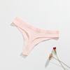 Nueva ropa interior en forma de T para mujer, vientre, cadera, tanga de hilo para mujer, cintura baja, algodón transpirable, tanga, procesamiento personalizado