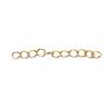 Cadena de cola larga de color oro revestido de cobre de 18 quilates, cadena de extensión para collar y pulsera hecha a mano de 14 quilates, accesorios de joyería hechos a mano.