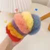 Donut de Imitación de Pelo de Conejo Cuerda para el Cabello de Pelo de Visón Adorno para la Cabeza Esponjoso Cuerda de Felpa Versátil para el Cabello Moda Japonesa y Coreana Accesorios para el Cabello