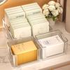 Caja apilable de lujo ligero para mascarillas, cosméticos, labiales, productos para el cuidado de la piel, caja de almacenamiento para polvo compacto, estante de almacenamiento para tocador