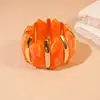 Pulsera Europea y Americana de Acrílico con Puntadas Difuminadas Pulsera Estilo Retro Europeo Pulsera de Estilo Exagerado Joyería de Mano de Nicho de Gama Alta para Mujeres