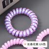 Diadema de línea telefónica Morandi para mujer, diadema de celebridad de Internet, simple, cubierta de cuero, banda elástica para el pelo, cuerda para el pelo, tocado