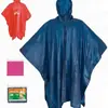 M qualidade de exportação cor pode ser feita de acordo com a necessidade poncho quadrado de PVC poncho descartável capa de chuva de plástico