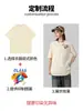 Camiseta de Manga Corta con Cuello Redondo de Algodón Tencel de 40 Unidades para Verano, Ropa de Trabajo para Grupos Corporativos con Logo Impreso y Uniformes de Trabajo Bordados