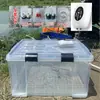 Caja de Almacenamiento Grande para Maletero de Coche Cubo para Pesca Salvaje Caja para Peces Vivos Sellada a Prueba de Fugas Transporte Transparente Engrosado Mai Tai Bao