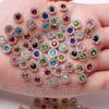 Girasol Seleccionado Cuidadosamente Cosido a Mano Flor de Placa de Flor de Diamante Redondo de Garra de 8 mm Pedrería DIY Ropa Diamante de Color Broche Accesorios Decorativos