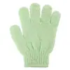 Al por Mayor en Stock Guantes de Baño Exfoliantes de Nylon de Cinco Dedos Guantes de Masaje No Necesita Toalla de Baño Bola de Baño