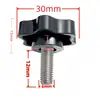 Parafuso com Cabo Hexagonal Flor de Ameixa Parafuso com Cabeça Plástica Parafuso de Mão Manípulo de Ajuste Estrela M4M6-M12