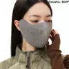 Mascarilla Térmica 3D Estéreo Otoño e Invierno Sin Costuras de Ácido Hialurónico Hueso de Pescado 2025 Resistente al Viento y a la Helada de Terciopelo para Hombres y Mujeres para Proteger Contra el Frío