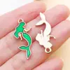 Novos 20 Estilos de Borboleta com Gotejamento de Óleo, Pena, Cogumelo, Pingentes de Liga para Colar, Pulseira, Chaveiro, Acessórios de Joia