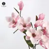 Venta Directa de Fábrica, Flores Artificiales de Magnolia de PU con Tacto Real, Flores Falsas para Ambientes de Estilo Tradicional, Decoración de Mesa de Café para el Hogar, Accesorios para Arreglos Florales