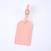 Nueva Etiqueta de Equipaje de Cuero para Viaje Etiqueta de Identificación de Información de Viaje Tablero de Equipaje Tarjeta de Embarque Etiqueta de Equipaje Anti-Pérdida