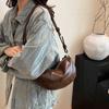 Bolso bandolera estilo coreano, moderno, estilo occidental, informal, para mujer, 2025, sencillo, portátil, para ir al trabajo, tipo bollo.