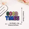 Patches bordados com frases em inglês mais vendidos internacionalmente com palavras de encorajamento, patches com adesivo termocolante para roupas e chapéus, patches decorativos