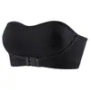 Banda Strapless Talla Extra para Mujer Estilo Extra Gordo de un Hombro Fruncido Cómodo Transpirable Base de Sujetador Anti-Exposición Espalda Hermosa Ropa Interior