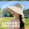 Novo Chapéu de Rosto Coberto para Mulheres de Verão, Chapéu para Colher Chá ao Ar Livre, Xale Fino Monocromático com Letras para Proteger do Sol, Chapéu com Proteção UV