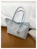 Moda casual estilo europeo y americano, patrón de cuadros de moda, nueva colección 2026, bolso de hombro de cuadros, bolso cruzado, bolso de mano, gran capacidad