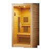 Habitación de sauna de madera maciza habitación de ondas de luz infrarroja lejana habitación de vaporización de sudor calefacción con placa de cristal de carbono multifuncional absorción de sudor bueno