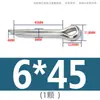 Pasador de seguridad de acero inoxidable 304, pasador elástico, pasador de bloqueo, pasador de inserción, pasador cilíndrico M1M1.2M1.5M2M2.5M3M4M5