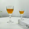 Taça de Vidro Francesa Estilo Ins com Design Gravado Vintage, Taça de Vinho, Taça Criativa para Coquetel, Copo para Licor, Copo para Destilados