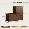 2026 Nuevo Modelo Gabinete de Noche de Madera Maciza para el Hogar, Gabinete de Almacenamiento Vintage para Dormitorio, Gabinete de Noche Creativo de Mediados de Siglo