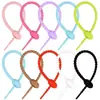 Cuerda de Silicona Amarre de Silicona Elástico Suave Llavero Cordón Cuerda para Colgante de Muñeca Juguete Bolsa DIY