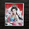 Pintura Thangka Dorada Semi-Pintada a Mano al por Mayor Núcleo Zorro Hada Zorro de Nueve Colas Changming Vida Pasada y Vida Presente Lienzo Thangka Se Puede Personalizar