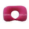 Fábrica PVC inflable flocado almohada tipo prensa automática inflable almohada rosa impresión de logo