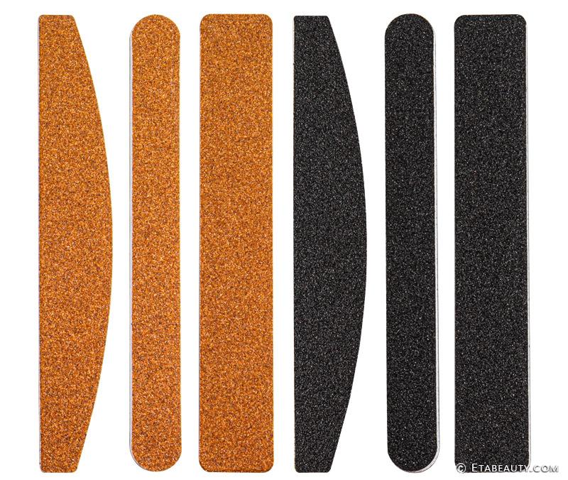 本色海绵抛光砂纸指甲锉美甲搓条指甲打磨条