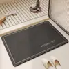 Alfombrilla de baño absorbente de tierra de diatomeas transfronteriza, alfombrilla antideslizante para el suelo para la entrada del baño y el inodoro, adecuada para lavabos y baños