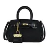 Bolsa Birkin de camurça melange com patchwork para mulheres, novo modelo outono 2026, bolsa de mão com fecho de fecho, bolsa de ombro e transversal de alta qualidade
