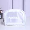 Novo material PU fosco grande capacidade bolsa de lavagem cosmética viagem portátil bolsa de armazenamento portátil