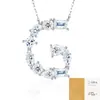 Moda de Comercio Exterior Estilo Ins Lujo Accesible Nicho Collar Transfronterizo Nuevo Collar de Plata 925 que No se Desvanece Accesorios para Mujer Verano