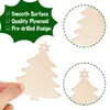 10 Piezas/Paquete Decoraciones Navideñas DIY Colgantes de Madera Decoración Creativa de Fiesta de Madera Colgantes para el Hogar en Interiores