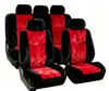 Funda Cálida de Felpa para Asiento de Coche, Estilo Sonrisa, Engrosada con Terciopelo de Invierno, Cojín de Asiento de Cobertura Completa, Funda Universal para Asiento de Coche