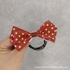 Diadema de Cuerda de Alta Resistencia Multihilo Estilo Coreano para Estudiante Nueva, Puntos Caramelo, Lazo, Accesorios para el Cabello