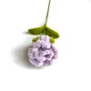 Flor de Pelúcia Mais Vendida Transfronteiriça Rosa Bastão Torcido Peça Única Produto Acabado Buquê de Dia dos Namorados Presente para Namorada