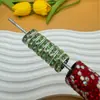 Cuentas espaciadoras de platillo volante de 6MM-12MM bola perforada pueden usar cuentas de agujero recto DIY cadena de teléfono móvil de diamante llavero accesorios