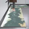 Tapete de Chão Descartável de Lama Diatomácea para Cozinha de Casa, Absorvente de Água, Antiderrapante, à Prova de Salpicos, Tapete de Pé Longo para Área do Fogão, Descartável