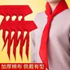 Bufanda Roja para Estudiantes de Primaria Estándar Engrosada Algodón Puro No se Desvanece para Niños de Secundaria Bufanda Roja Ultra Gruesa Papelería Creativa Cultural