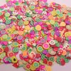 Liquidación 15g alrededor de 1200 piezas de arcilla polimérica para decoración de uñas, rodajas de fruta, parches, decoraciones de arcilla para arena movediza epoxi DIY