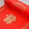Suprimentos de Casamento TNT Estampado Tapete Vermelho Descartável Escadas Degrau a Degrau de Casamento Abertura Celebração de Casamento