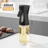 Botella pulverizadora de aceite de vidrio, pulverizador de aceite tipo prensa para barbacoa y freidora de aire, botella pulverizadora para control de aceite, venta al por mayor del fabricante
