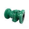 Válvula de Retenção Oscilante com Revestimento de Borracha em Ferro Fundido H44J-16Q Válvula de Retenção Flangeada para Tubulação de Esgoto Resistente à Corrosão e Ácida