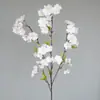 Flor de Cerezo Simulación Flor Boda Decoración Flor Material Flor de Seda Camino de Flores de Durazno Guía Sala de Estar Mesa de Comedor Adornos Flor de Paisaje Flor Falsa Arreglo Floral