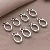 Cobre Chapado en Oro de 18 Quilates Color que Conserva el Color Colgante Abierto Broche Universal Conector para Collares de Perlas Pulseras Broche de Joyería de Terciopelo de Jade